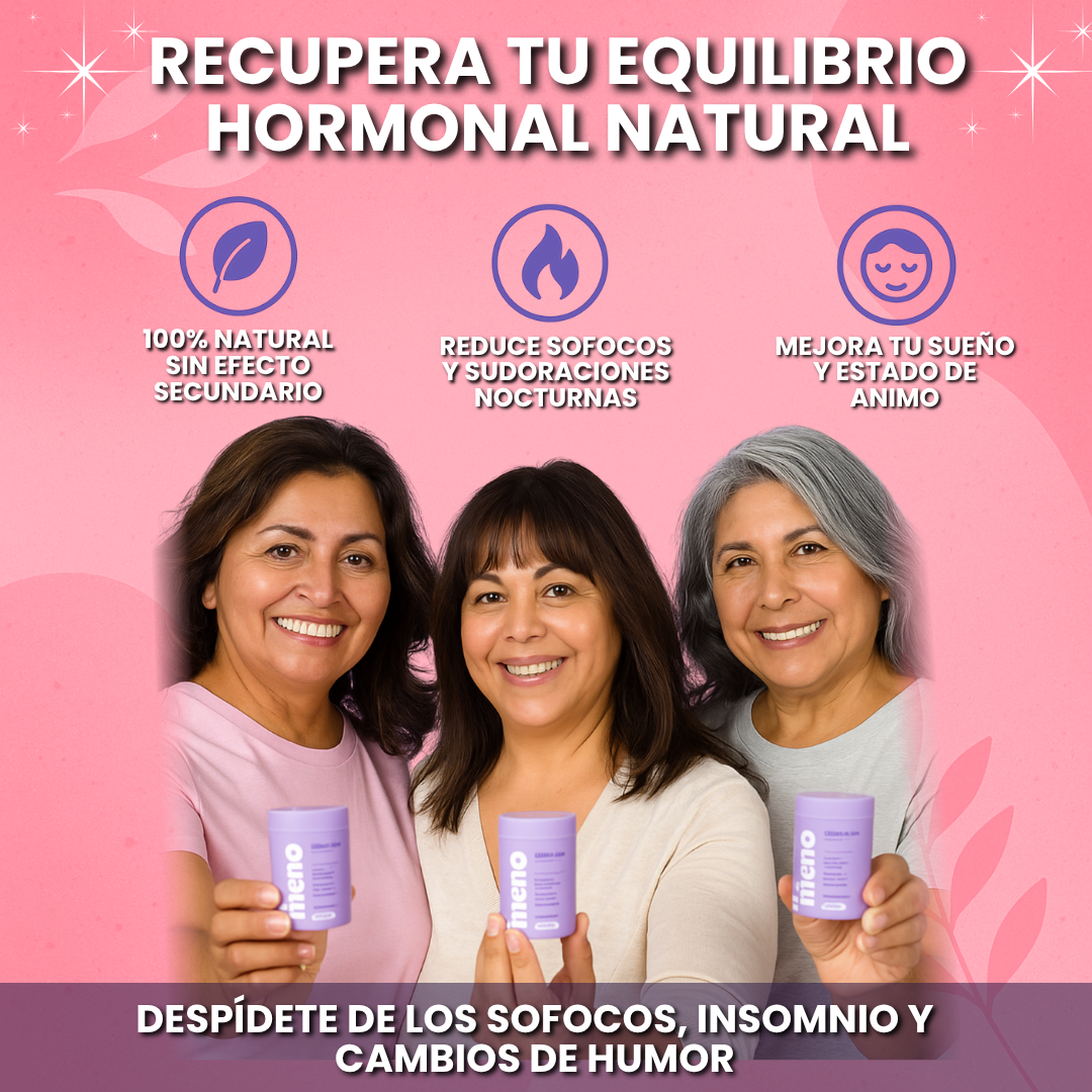 MenoBalance - te ayuda a equilibrar tus hormonas naturalmente sin hormonas sintéticas
