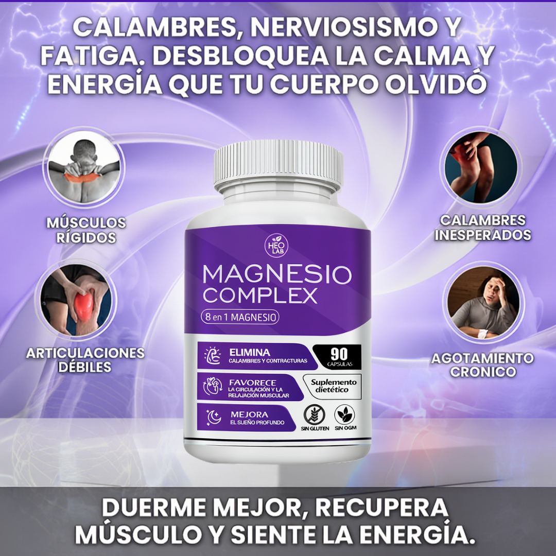 Magnesium-Complex 1000 mg – 90 cápsulas Original | Energía, descanso y recuperación II