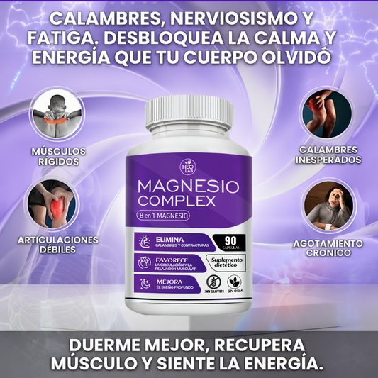Magnesium-Complex 1000 mg – 90 cápsulas Original | Energía, descanso y recuperación II