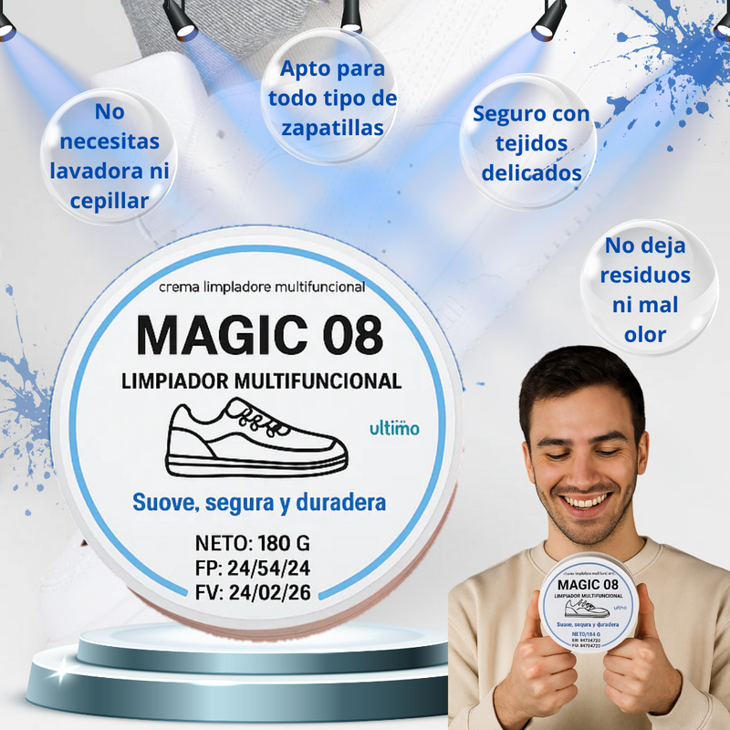 Limpiador de Zapatillas Magic 08