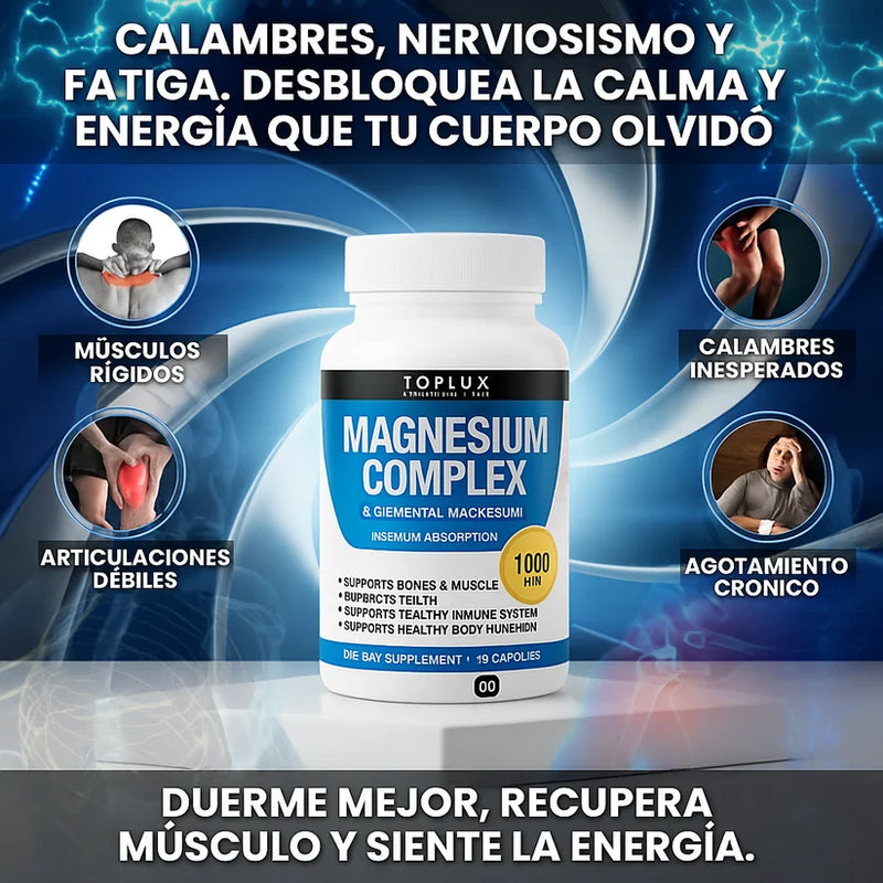Magnesium-Complex 1000 mg – 90 cápsulas Original | Energía, descanso y recuperación II