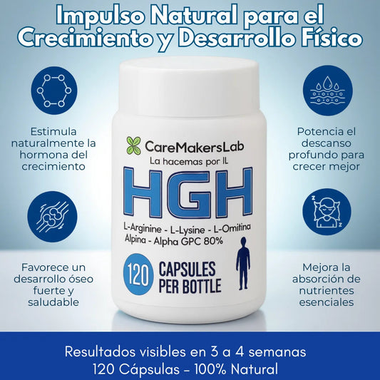 HGH - Crecimiento óptimo y desarrollo físico (120 cápsulas)
