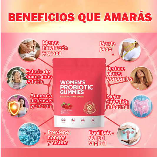 Gomitas Probióticas para Equilibrio Femenino