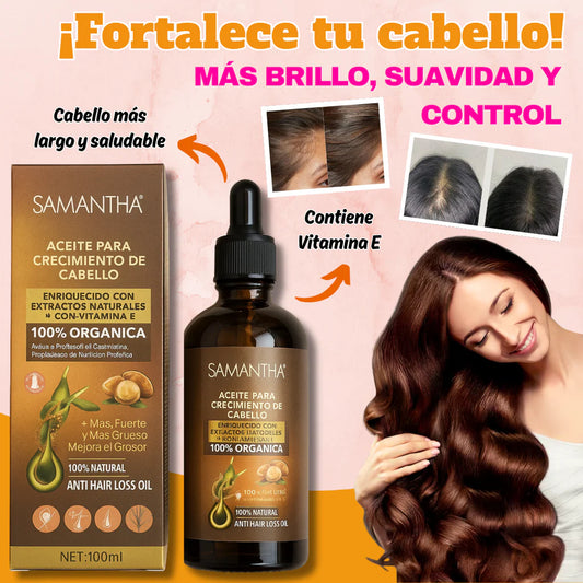 Aceite para crecimiento del cabello Samantha