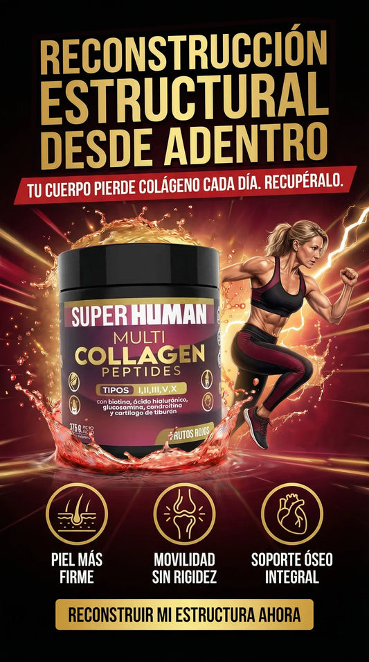 COLÁGENO HIDROLIZADO EN POLVO para la Piel, Articulaciones y Huesos