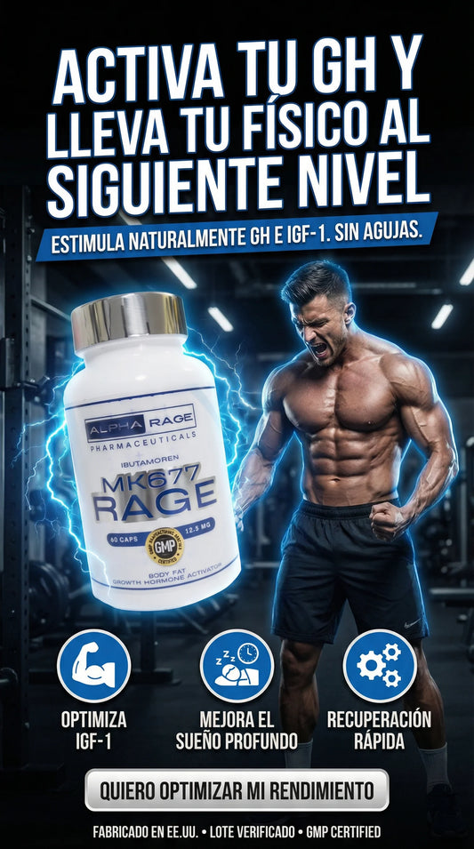 MK677 - Fórmula Avanzada de Recuperación y Crecimiento de Masa Muscular